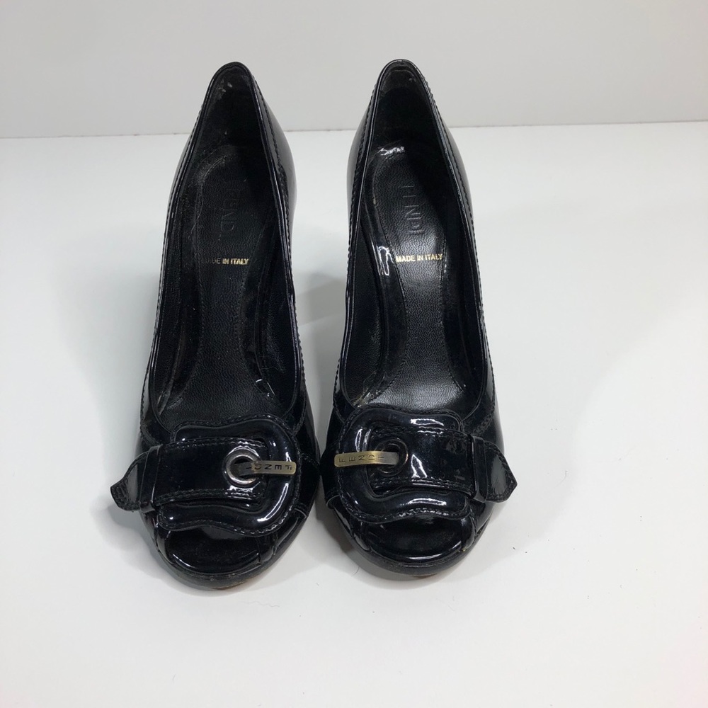 Fendi Leather Peeptoe